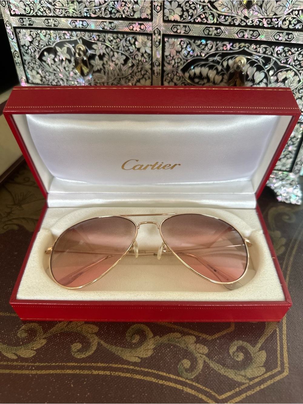 Cartier Sunglasses case (not included glasses)